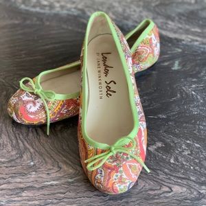 Paisley London Sole ballet flats by Jane Winkworth